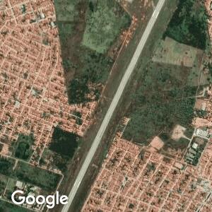 Imagem de satélite: Aeroporto Dix-Sept Rosado - Mossoró/RN