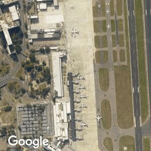 Imagem de satélite: Aeroporto Santos Dumont - Rio de Janeiro/RJ