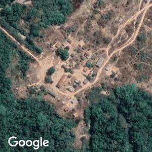 Imagem de satélite: Aldeia Indígena Cinta Larga - Reserva Roosevelt - Ji-Paraná/RO