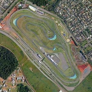 Imagem de satélite: Autódromo Internacional de Goiânia/GO