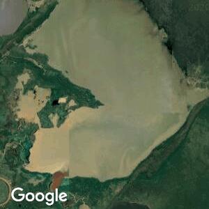 Imagem de satélite: Baía de Chacororé - Pantanal - Barão de Melgaço/MT