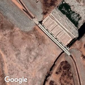 Imagem de satélite: Barragem do Açude Castanhão - Alto Santo/CE