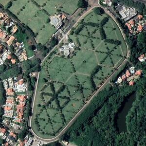 Imagem de satélite: Cemitério Parque das Aleias - Campinas/SP