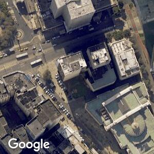 Imagem de satélite: Edifício Liberdade - Prédio Desabou no Centro - Rio de Janeiro/RJ