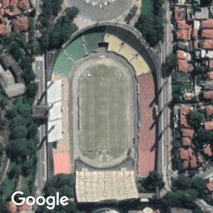 Imagem de satélite: Estádio Pacaembu - São Paulo/SP