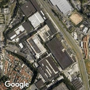 Imagem de satélite: Fábrica da Volkswagen - São Bernardo do Campo/SP