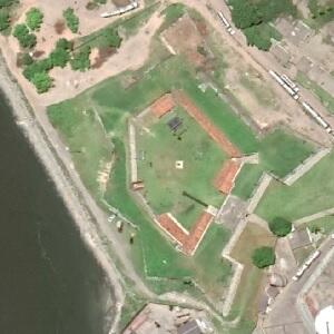 Imagem de satélite: Forte de Santa Catarina do Cabedelo - Cabedelo/PB