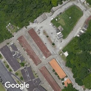 Imagem de satélite: Forte dos Andradas - 1ª Brigada de Artilharia Antiaérea - Guarujá/SP