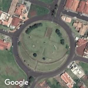 Imagem de satélite: Jardim das Esculturas de Bassano Vaccarini - Altinópolis/SP