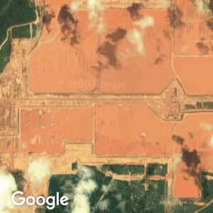 Imagem de satélite: Mina de Bauxita da Mineração Rio do Norte - Oriximiná/PA