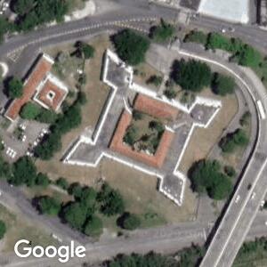 Imagem de satélite: Museu da Cidade do Recife - Forte das Cinco Pontas - Recife/PE