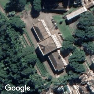 Imagem de satélite: Palácio Museu Imperial - Petrópolis/RJ