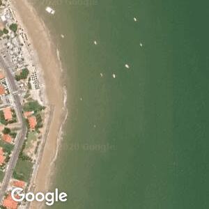 Imagem de satélite: Ponta do Seixas - Ponto Mais Oriental do Brasil e das Américas