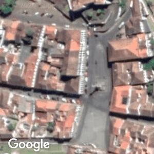 Imagem de satélite: Praça Tiradentes - Ouro Preto/MG