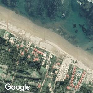 Imagem de satélite: Praia de Flexeiras - Trairi/CE