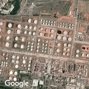 Imagem de satélite: REPLAN - Refinaria de Paulínia - Paulínia/SP