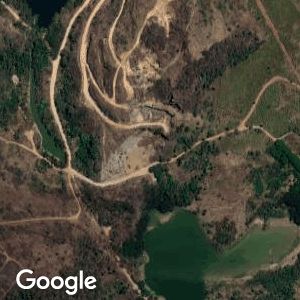 Imagem de satélite: Sítio Arqueológico de Cerca Grande - Matozinhos/MG
