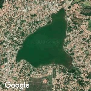 Imagem de satélite: Sítio Arqueológico de Lagoa Santa - Lagoa Santa/MG