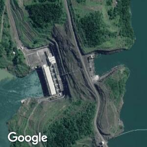 Imagem de satélite: Usina Hidrelétrica de Itá - Aratiba/RS