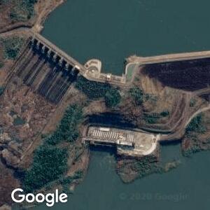 Imagem de satélite: Usina Hidrelétrica de Machadinho - Piratuba/SC