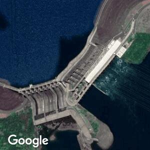 Imagem de satélite: Usina Hidrelétrica de São Simão - Santa Vitória/MG