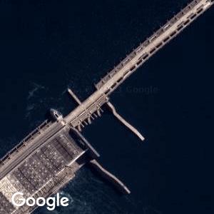 Imagem de satélite: Usina Hidrelétrica Jupiá - Castilho/SP