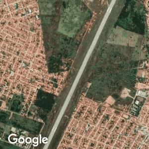 Imagem de satélite de Aeroporto Dix-Sept Rosado em Mossoró, Rio Grande do Norte