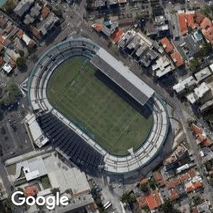 Imagem de satélite: Estádio Couto Pereira - Curitiba/PR