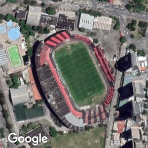 Imagem de satélite: Estádio da Ilha do Retiro - Recife/PE