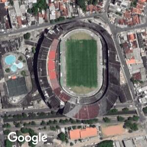 Imagem de satélite: Estádio do Arruda - Santa Cruz - Recife/PE