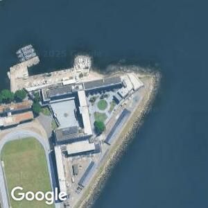 Imagem de satélite de Forte Coligny na Ilha das Cobras em Rio de Janeiro, Rio de Janeiro