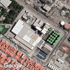 Imagem de satélite de LUBNOR - Refinaria de Petróleo da Petrobrás em Fortaleza, Ceará