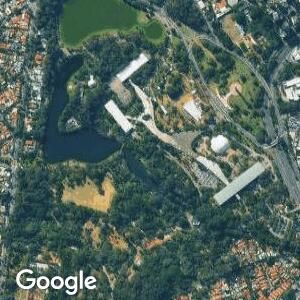 Imagem de satélite de Parque Ibirapuera em São Paulo, São Paulo