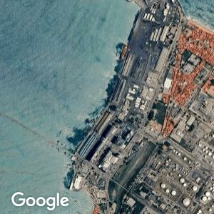 Imagem de satélite de Porto do Mucuripe em Fortaleza, Ceará