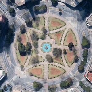 Imagem de satélite de Praça Raul Soares em Belo Horizonte, Minas Gerais
