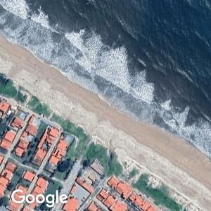 Imagem de satélite de Praia de Icaraà em Caucaia, Ceará