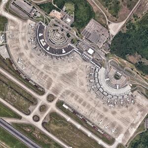 Imagem de satélite: RIOgaleão - Aeroporto Internacional Tom Jobim - Rio de Janeiro/RJ