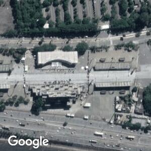 Imagem de satélite de Sambódromo do Anhembi em São Paulo, São Paulo