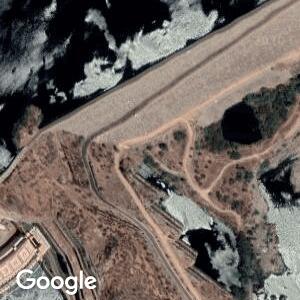 Imagem de satélite de Usina Hidrelétrica de Xingó em Canindé do São Francisco, Sergipe